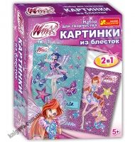Картинка из блесток Блум и Муза Winx 5+ Код 13159062Р Изд Ранок - Новорічна Україна