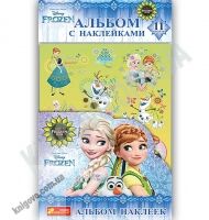 Альбом с наклейками Frozen 11 наклеек Код 13162074Р Изд Ранок Альбом с наклейками Frozen 11 наклеек Код 13162074Р Изд Ранок - Зошити з наліпками