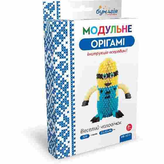 Модульне орігамі Веселий чоловічок 709 модулів OB-6017 Бумагія Модульне орігамі Веселий чоловічок 709 модулів OB-6017 Бумагія - Модульне орігамі