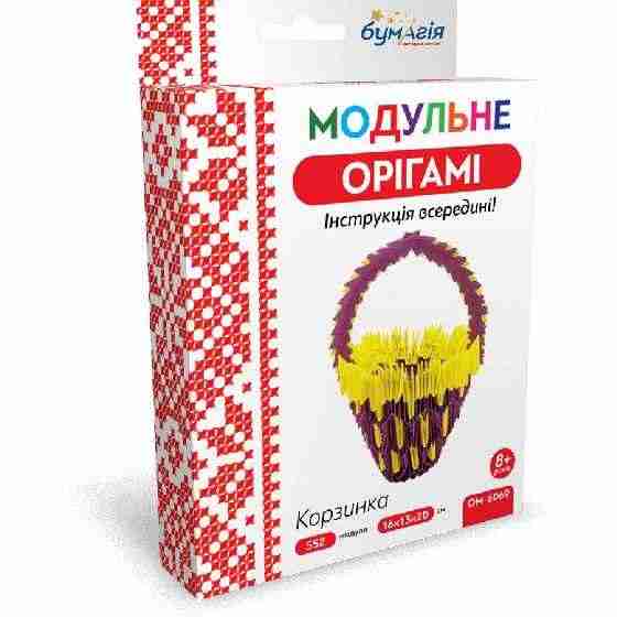 Модульне орігамі Кошик 552 модуля OM-6069 Бумагія Модульне орігамі Кошик 552 модуля OM-6069 Бумагія - Модульне орігамі