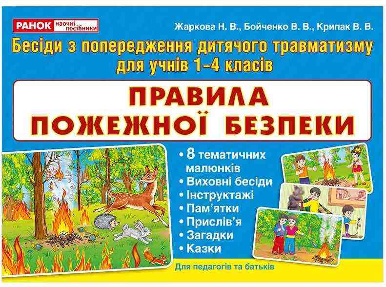 Бесіди Правила пожежної безпеки Ранок - Наочність 2 клас НУШ
