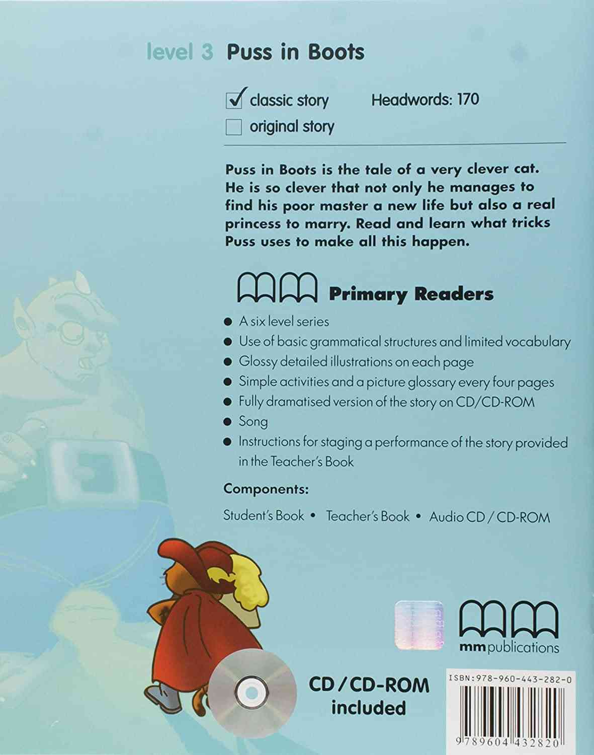 Книга для читання Primary Readers level 3 Puss in Boots with CD-ROM Авт: Mitchell H.Q. Charles Perrault Вид-во: MM Publications - фото 2