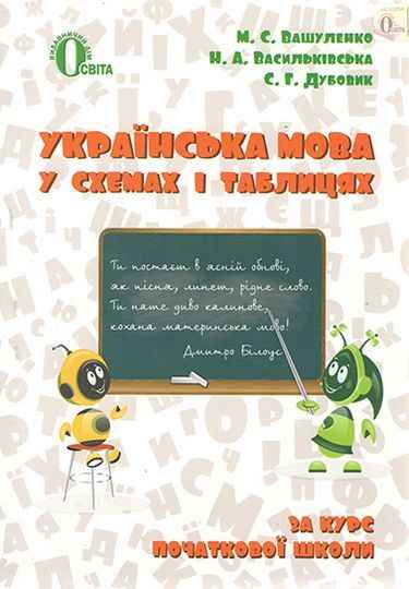 Українська мова у схемах і таблицях за курс початкової школи Авт: Вашуленко М. Вид-во: Освіта Українська мова у схемах і таблицях за курс початкової школи Авт: Вашуленко М. Вид-во: Освіта - Довідники Початкова школа