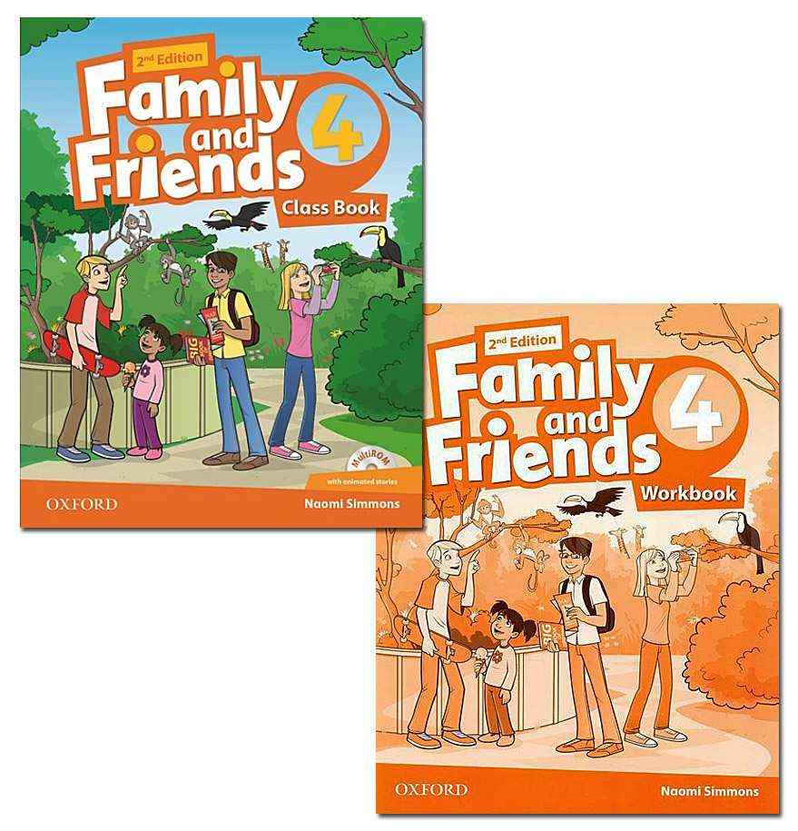Підручник Family and Friends 4 Class Book та Робочий зошит Family and Friends 4 Workbook Naomi Simmons Oxford University Press Підручник Family and Friends 4 Class Book та Робочий зошит Family and Friends 4 Workbook Naomi Simmons Oxford University Press - Посібники з Англійської для шкіл