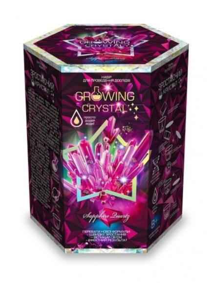 Набор для проведения опытов Growing Crystal Растущий кристалл Розовый Код GRK0108 Danko Toys - Подарункові набори