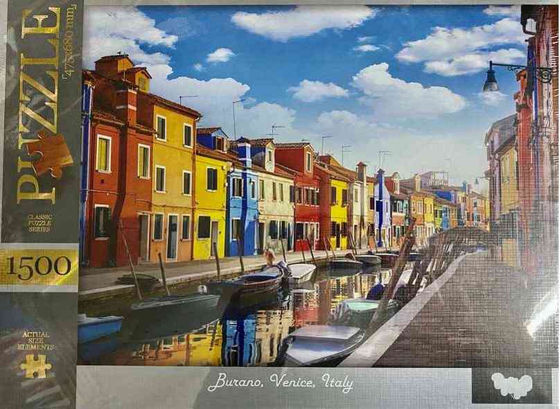 Пазлы 1500 элементов Burano Venice Italy Danko Toys Пазлы 1500 элементов Burano Venice Italy Danko Toys - КОСМІЧНІ ТОВАРИ
