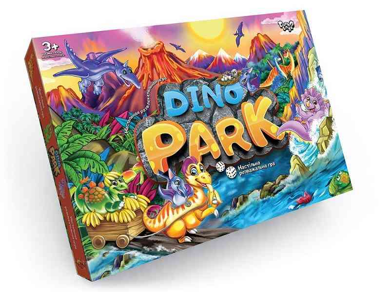 Настільна розважальна гра Dino Park 3+ Danko Toys Настільна розважальна гра Dino Park 3+ Danko Toys - ВЕЛИЧЕЗНА КУПА ІГРАШОК