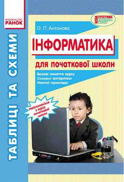 Таблиці та схеми для початкової школи Інформатика Ранок Таблиці та схеми для початкової школи Інформатика Ранок - Довідники Початкова школа