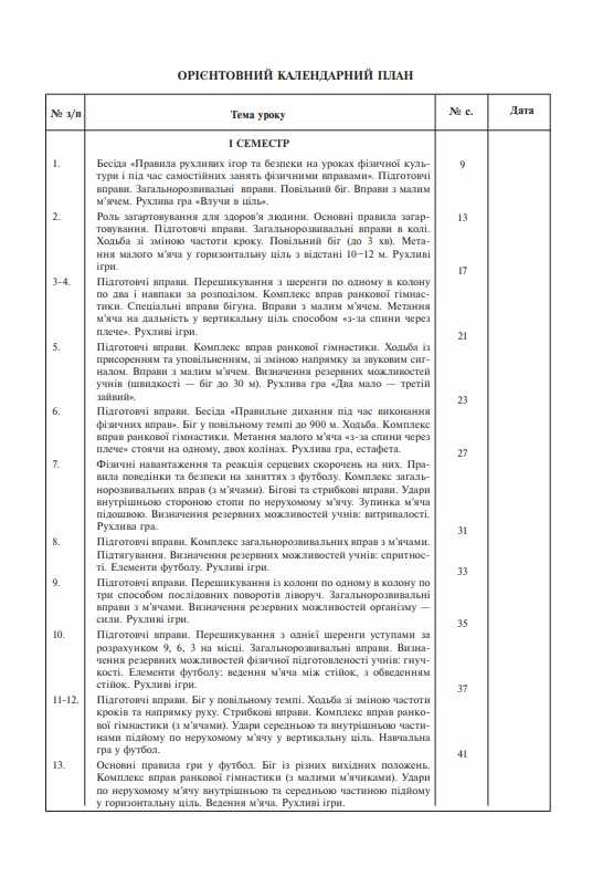 Конспекти уроків Фізична культура 3 клас НУШ Авт: Богайчук Р.В. Вид-во: Богдан - фото 3
