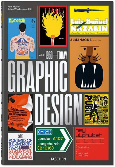 The History of Graphic Design. Vol. 2. 1960–Today Авт: Jens Muller Вид-во: Taschen - фото 1