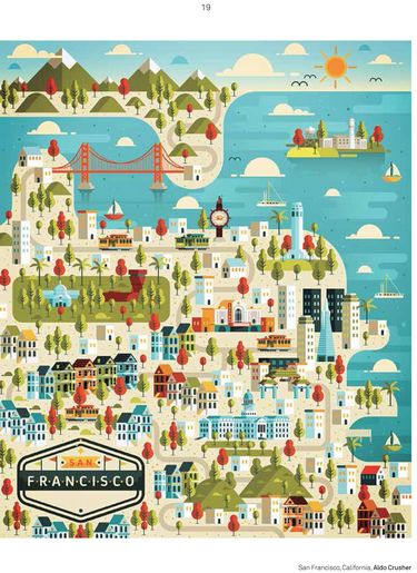 Illustrated Maps Авт: Carolina Amell Вид-во: Monsa - фото 6