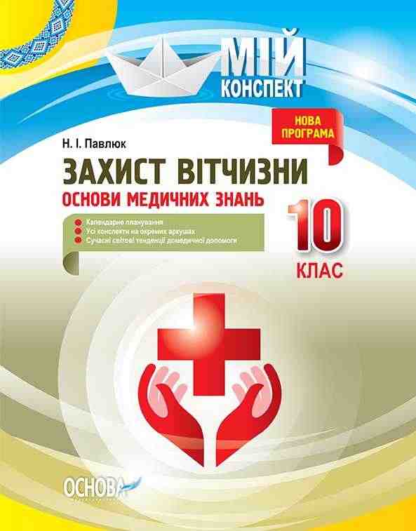 Мій конспект Захист Вітчизни 10 клас Основи медичних знань Програма 2018 Павлюк Н. Основа Мій конспект Захист Вітчизни 10 клас Основи медичних знань Програма 2018 Павлюк Н. Основа