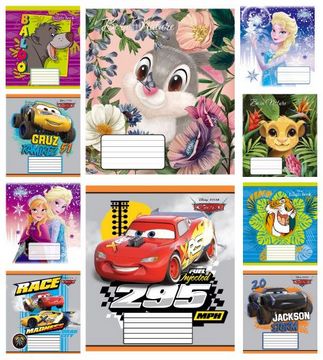 25 зошитів 12 аркушів Лінійка Серія Disney Вид Ranok 25 зошитів 12 аркушів Лінійка Серія Disney Вид Ranok - Канцелярські товари