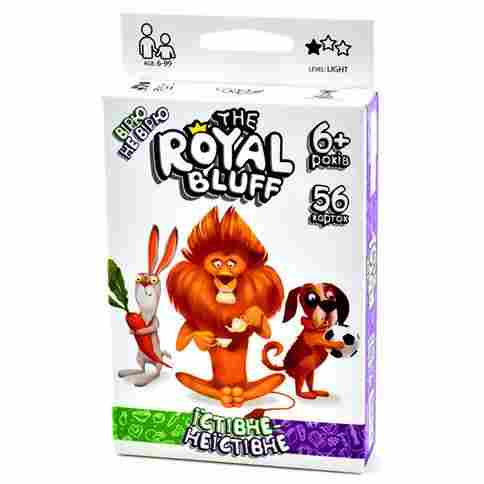 Карткова гра The Royal Bluff Їстівне-неїстівне Вірю Не вірю RBL 02-01U Danko Toys Карткова гра The Royal Bluff Їстівне-неїстівне Вірю Не вірю RBL 02-01U Danko Toys - ВЕЛИЧЕЗНА КУПА ІГРАШОК