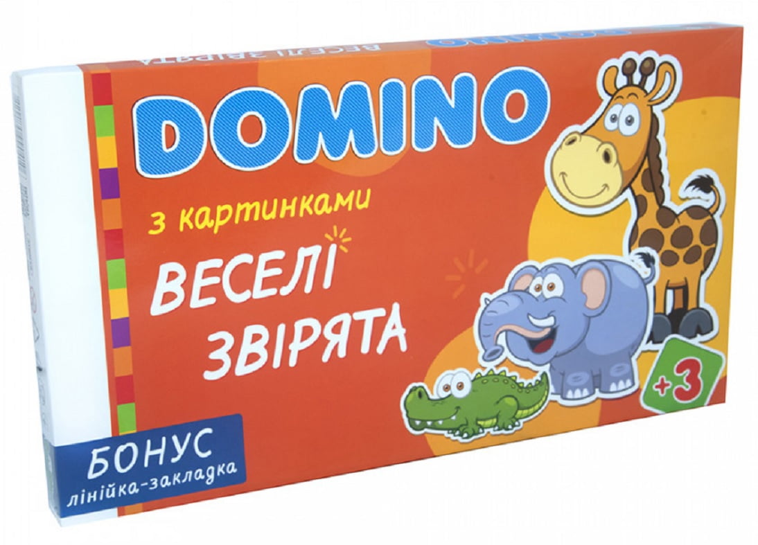 Дитяче доміно Веселі звірята - фото 1