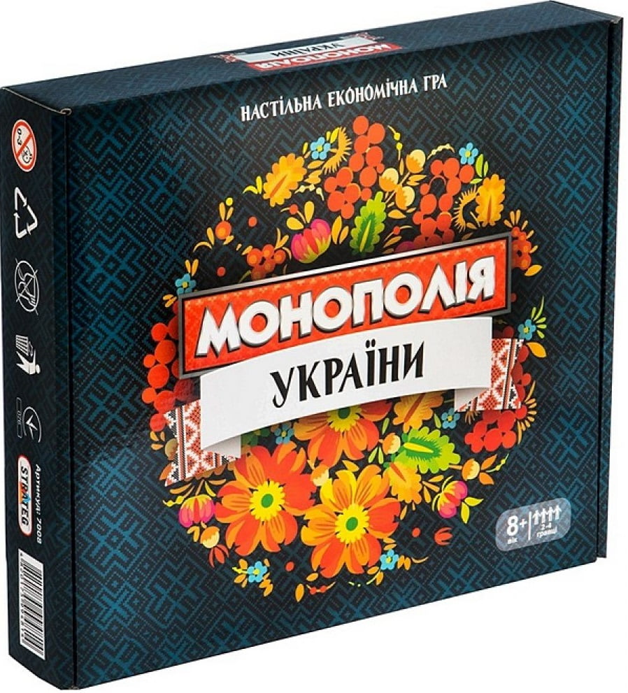 Настільна економічна гра  Монополія України - Настільні ігри