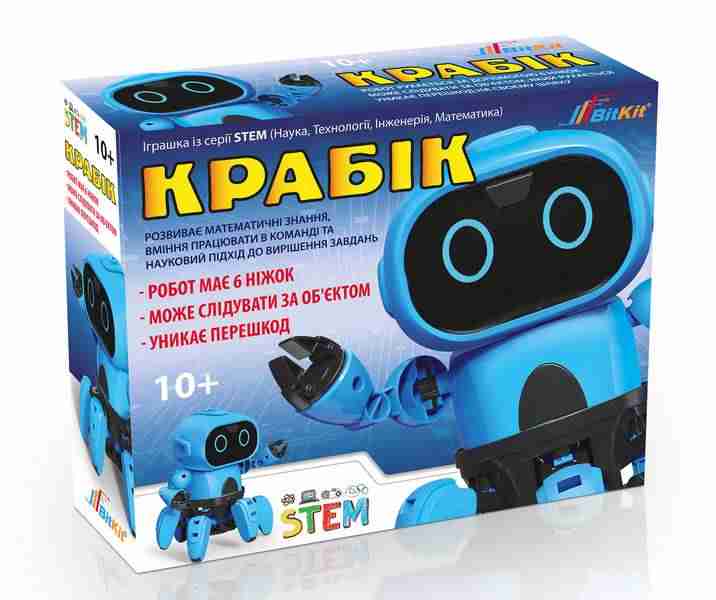 Крабік розумний робот конструктор BitKit Крабік розумний робот конструктор BitKit - Конструктори