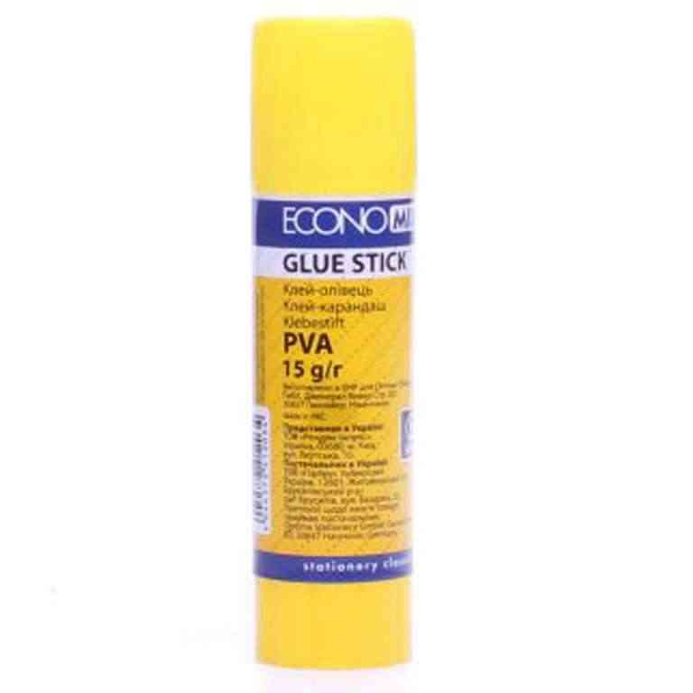 Клей-олівець Economix 41203 PVA 15 гр Клей-олівець Economix 41203 PVA 15 гр - Клей, коректори та інше