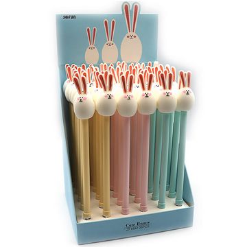 Ручка дитяча гелева з іграшкою "Кролик" у асортименті Ручка дитяча гелева з іграшкою "Кролик" у асортименті - Ручки та олівці