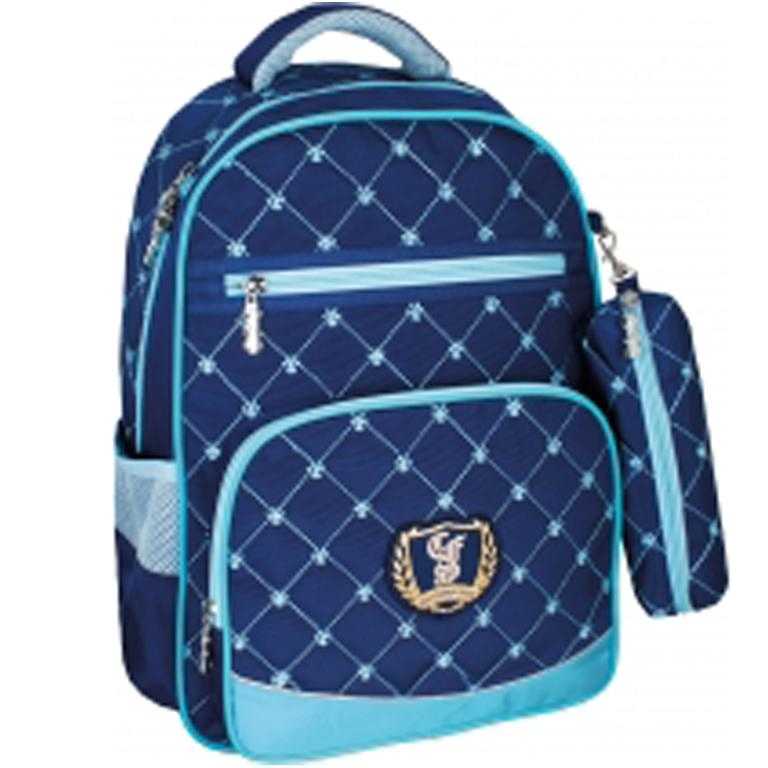 Ранець CF CF86133 синiй 40х30х14, 400 гр, 1вiд, полiестер, Prestige Royal Blue Ранець CF CF86133 синiй 40х30х14, 400 гр, 1вiд, полiестер, Prestige Royal Blue - Пенали, сумки, ранці