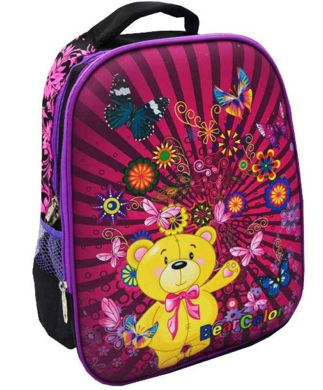 Ранець J_Otten 2724IMG 38х28х10 см, 660 гр, полiестер Bearcolor черепашка ортопедичний свiтловiдб. Ранець J_Otten 2724IMG 38х28х10 см, 660 гр, полiестер Bearcolor черепашка ортопедичний свiтловiдб. - Пенали, сумки, ранці