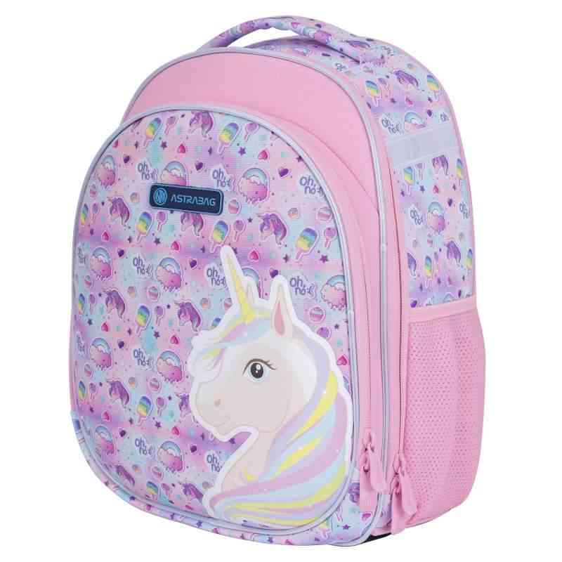 Ранець Astrabag 501021069 рожевий 39x28x15, 1вiд, полiестер AS1 Unicorn ортопедичний свiтловiдб. Ранець Astrabag 501021069 рожевий 39x28x15, 1вiд, полiестер AS1 Unicorn ортопедичний свiтловiдб. - Пенали, сумки, ранці