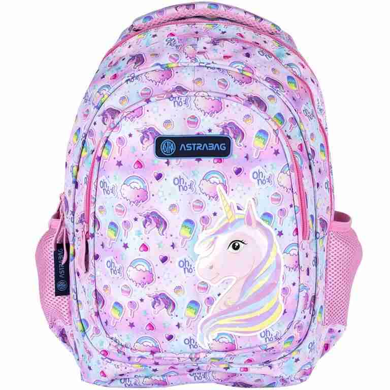 Ранець Astrabag 502021004 рожевий 39x28x15, 3 вiд, полiестер AB330 Unicorn ортопедичний свiтловiдб. Ранець Astrabag 502021004 рожевий 39x28x15, 3 вiд, полiестер AB330 Unicorn ортопедичний свiтловiдб. - Пенали, сумки, ранці