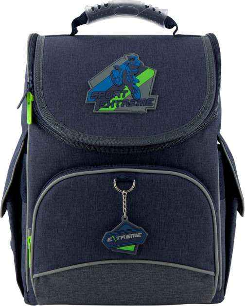 Ранець Kite 20 K20-501S-4 темно-синiй 35x25x13, 950 гр, полiестер 501 Extreme ортоп. сп, каркасний, свiтловiд. ел. Ранець Kite 20 K20-501S-4 темно-синiй 35x25x13, 950 гр, полiестер 501 Extreme ортоп. сп, каркасний, свiтловiд. ел. - Пенали, сумки, ранці