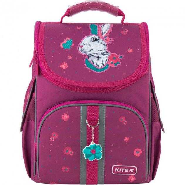 Ранець Kite 20 K20-501S-7 бордо 35x25x13, 950 гр, полiестер 501 Bunny ортоп. сп, каркасний, свiтловiд. ел. Ранець Kite 20 K20-501S-7 бордо 35x25x13, 950 гр, полiестер 501 Bunny ортоп. сп, каркасний, свiтловiд. ел. - Пенали, сумки, ранці