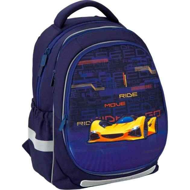 Ранець Kite 20 K20-700M (2p) 4 темно-синiй 38x28x16, 800 гр, полiестер 700 (2p) Fast cars ортоп. сп, каркасний, свiтловiд. ел. Ранець Kite 20 K20-700M (2p) 4 темно-синiй 38x28x16, 800 гр, полiестер 700 (2p) Fast cars ортоп. сп, каркасний, свiтловiд. ел. - Пенали, сумки, ранці