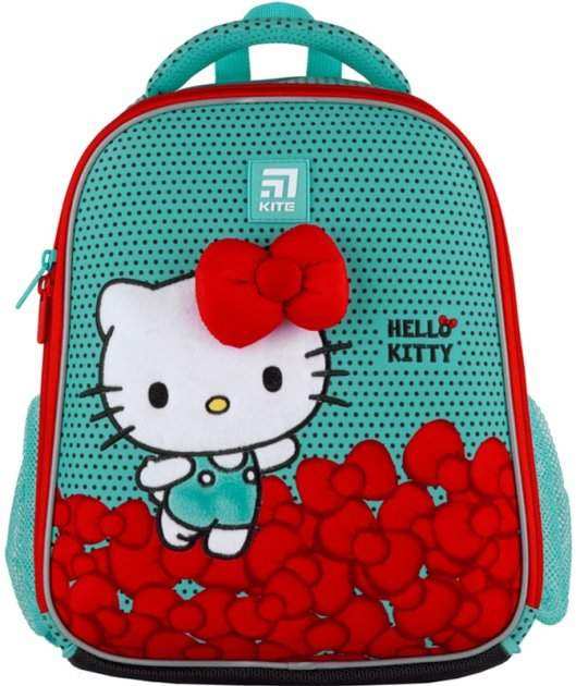 Ранець Hello Kitty Kite 21 HK21-555S бiрюзовий 35х25х13, 800 гр, EVA полiестер 555 HK ортоп. сп. Бірюзовий Ранець Hello Kitty Kite 21 HK21-555S бiрюзовий 35х25х13, 800 гр, EVA полiестер 555 HK ортоп. сп. Бірюзовий - Пенали, сумки, ранці