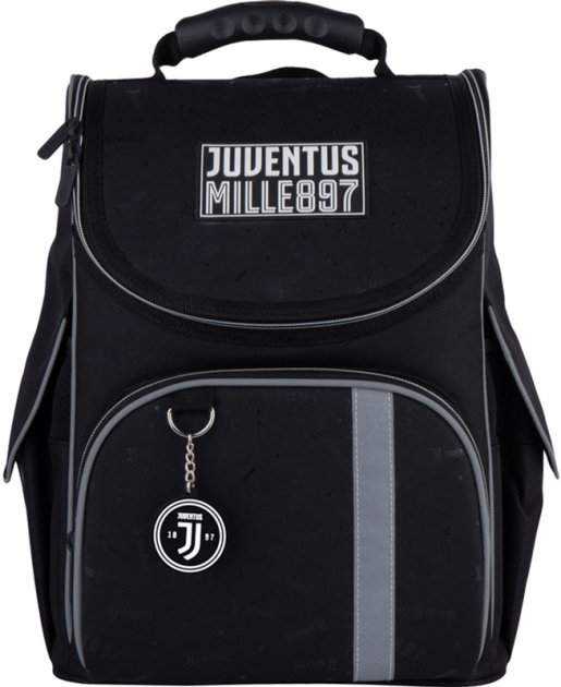 Ранець Kite 21 JV21-501S чорний 35х25х13, 960 гр, полiестер JV ортоп. сп, Juventus каркасний Ранець Kite 21 JV21-501S чорний 35х25х13, 960 гр, полiестер JV ортоп. сп, Juventus каркасний - Пенали, сумки, ранці
