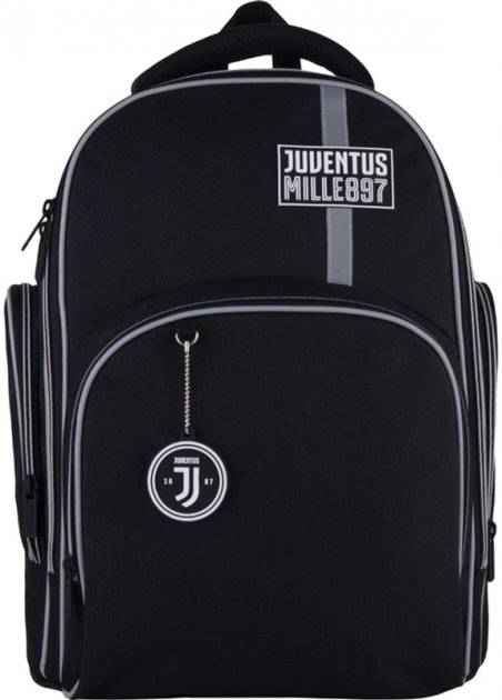 Ранець Kite 21 JV21-706M чорний Education FC Juventus 38x29x16,5, 800 гр, полiестер 706M JV, ортоп. сп. свiтловiд. ел. Ранець Kite 21 JV21-706M чорний Education FC Juventus 38x29x16,5, 800 гр, полiестер 706M JV, ортоп. сп. свiтловiд. ел. - Пенали, сумки, ранці