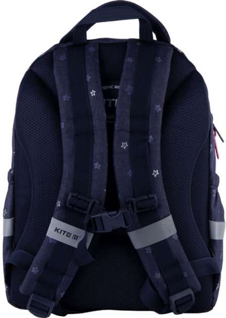 Ранець Kite 21 K21-700M-2 темно-синiй 38x28x168, 730 гр, полiестер, 700 Better together ортоп. сп. свiтловiд. ел. - фото 2