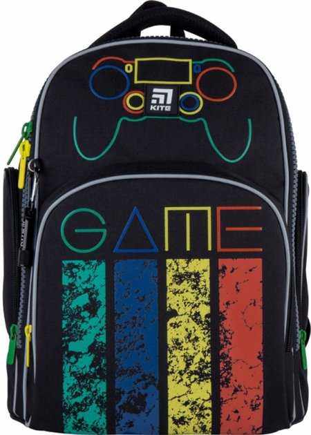 Ранець Kite 21 K21-706M-1 чорний 38x29x16,5, 850 гр, полiестер 706M Game changer ортоп. сп. свiтловiд. ел. Ранець Kite 21 K21-706M-1 чорний 38x29x16,5, 850 гр, полiестер 706M Game changer ортоп. сп. свiтловiд. ел. - Пенали, сумки, ранці