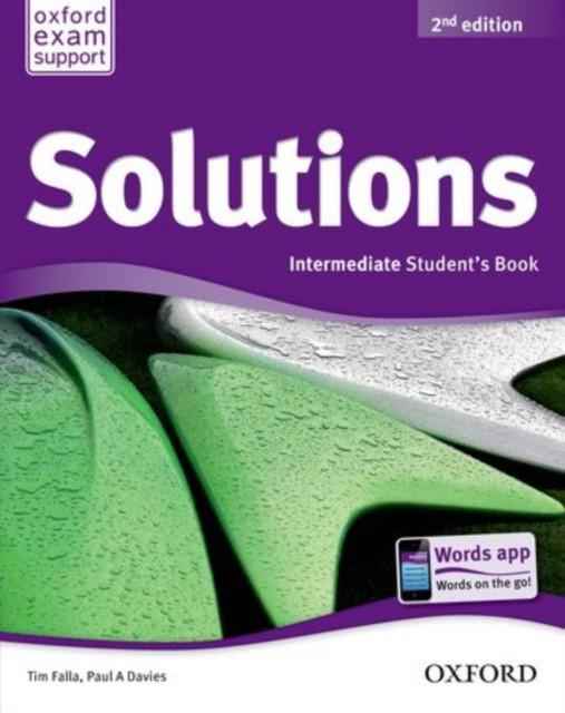 Учебник по английскому языку Solutions Intermediate 2nd Edition Student's Book Tim Falla Paul A Davies Oxford - Посібники з Англійської для шкіл
