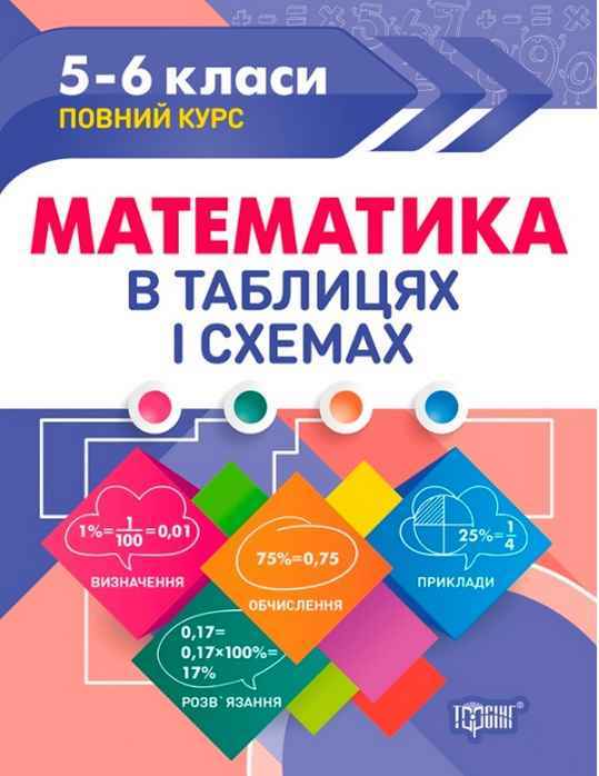 Математика в таблицях і схемах 5-6 класи Каплун О. Торсінг Математика в таблицях і схемах 5-6 класи Каплун О. Торсінг