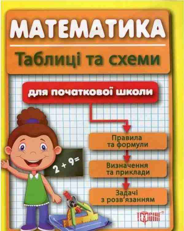 Математика в таблицях та схемах для учнів початкових класів Курганов С. Торсінг - Довідники Початкова школа