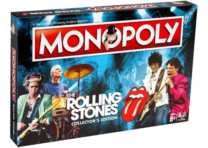 Настольная игра Winning Moves Монополия: Rolling Stones (Monopoly The Rolling Stones Collector's Edition) (32827) - Winning Moves - Подарунок до Різдва