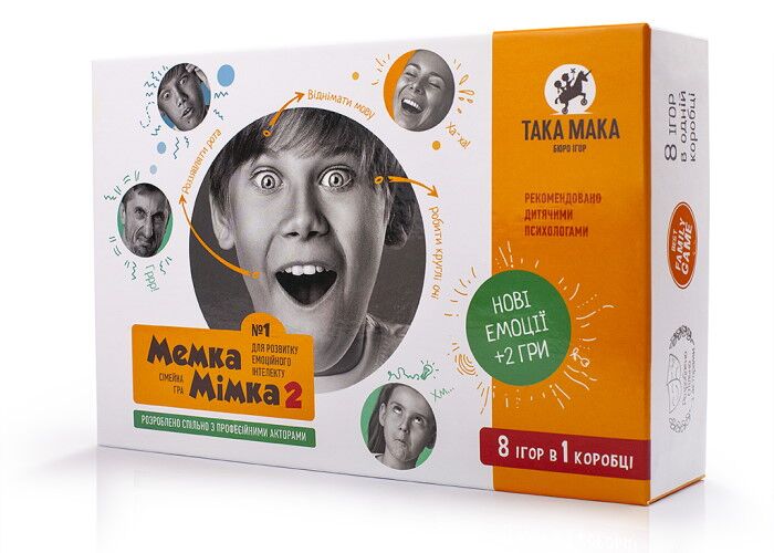 Настольная игра ТАКА МАКА Мемка Мимка 2 (Мемка Мімка 2) (20002-UA) - Така Мака - Подарунок до Різдва