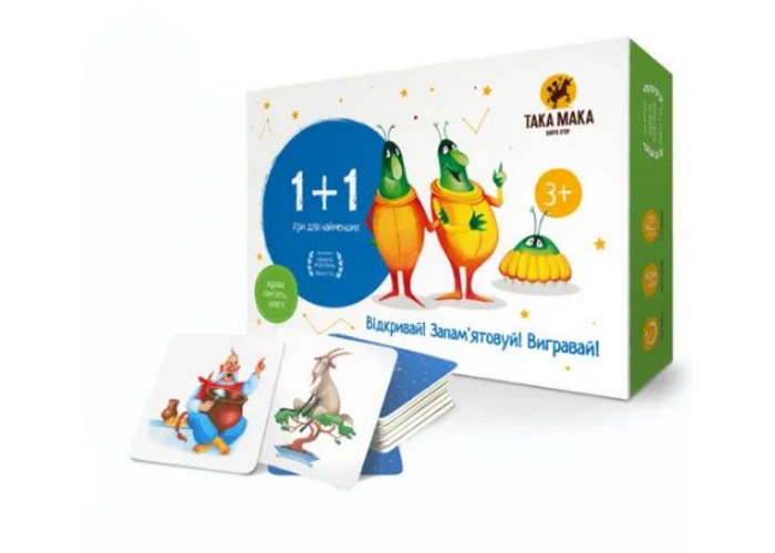 Настольная игра ТАКА МАКА 1+1 (60001-UA) - Така Мака - Подарунок до Різдва