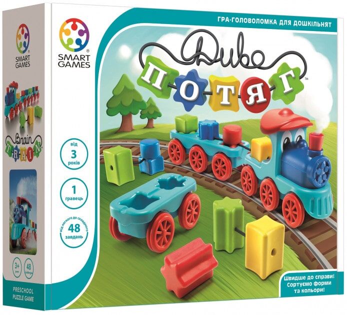Настольная игра Smart Чудо-поезд (Диво-потяг, Brain Train) (SG040UKR) - smart - Подарунок до Різдва