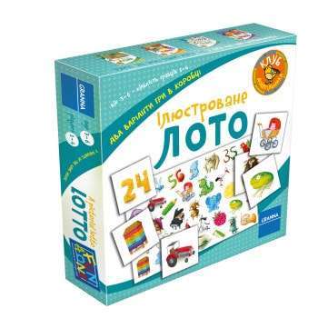 Настольная игра Granna Иллюстрированное лото (Ілюстроване лото) (82517) - Granna Настольная игра Granna Иллюстрированное лото (Ілюстроване лото) (82517) - Granna - Дитячі ігри