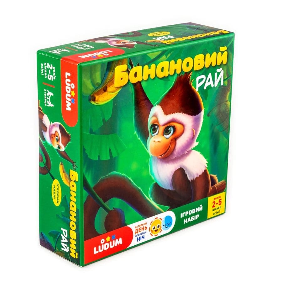 Настольная игра Ludum Банановий Рай (укр.) (LD1046-53) - Ludum Настольная игра Ludum Банановий Рай (укр.) (LD1046-53) - Ludum - Дитячі ігри