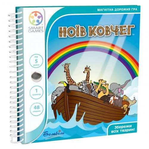 Настольная игра Smart Дорожная магнитная игра Ноев ковчег (Ноїв ковчег) (SGT 240 UKR) - smart Настольная игра Smart Дорожная магнитная игра Ноев ковчег (Ноїв ковчег) (SGT 240 UKR) - smart - Дитячі ігри