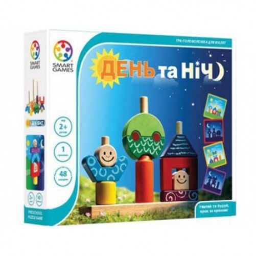 Настольная игра Smart День и Ночь (День та ніч) (SG033UKR) - smart Настольная игра Smart День и Ночь (День та ніч) (SG033UKR) - smart - Дитячі ігри