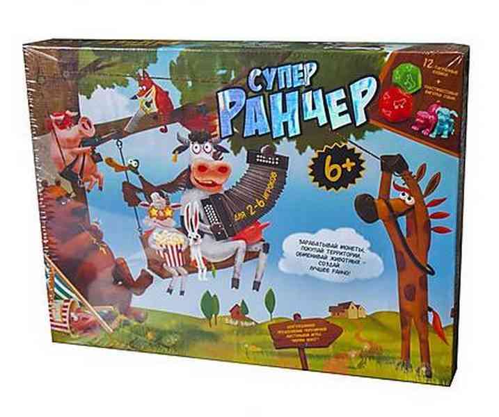 Настольная игра для всей семьи Супер ранчер Код: GFL0101 Danko Toys Настольная игра для всей семьи Супер ранчер Код: GFL0101 Danko Toys - ВЕЛИЧЕЗНА КУПА ІГРАШОК
