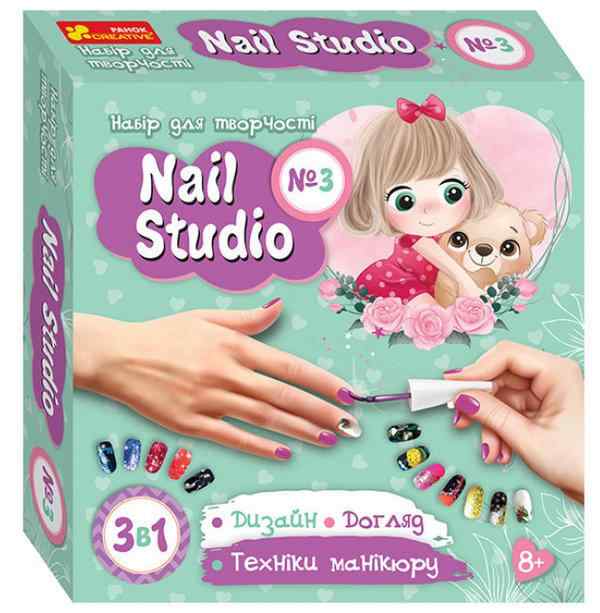 Набір для творчості Nail studio № 3 Ранок - ВЕЛИЧЕЗНА КУПА ІГРАШОК