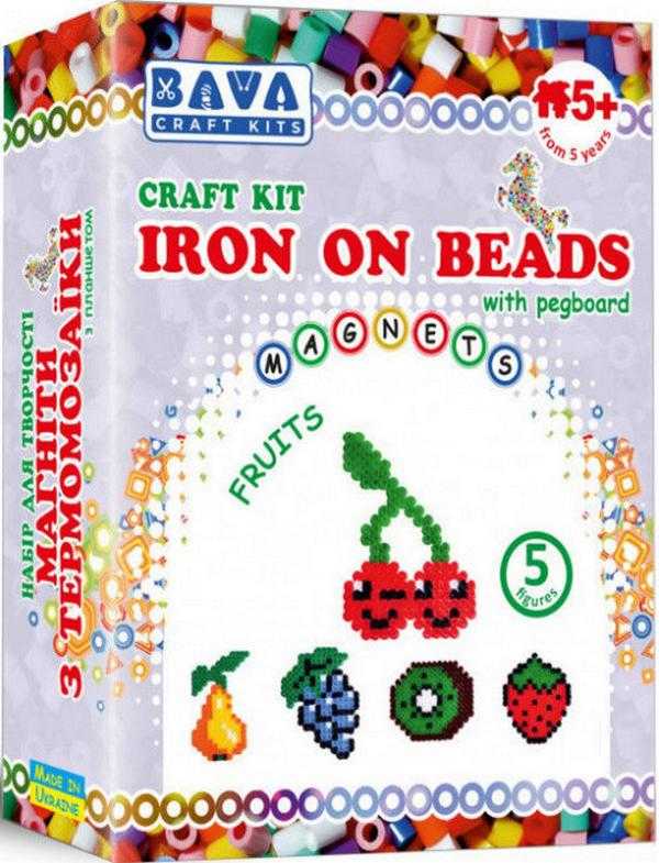 Набір для творчості Магніти з термомозаїки Фрукти 5 фігур 5+ Craft kits Ранок Набір для творчості Магніти з термомозаїки Фрукти 5 фігур 5+ Craft kits Ранок - Своїми руками