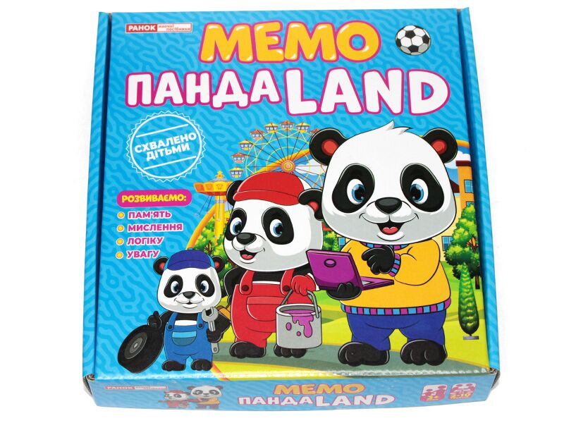 Настільна гра Мемо Панда LAND 3+ Ранок - фото 2